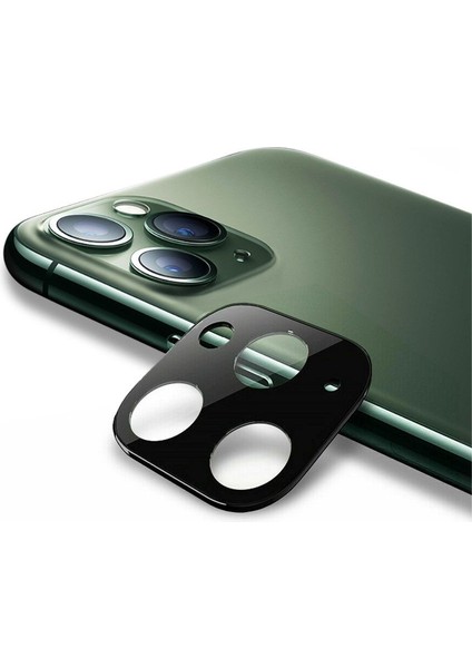 iPhone 11 Pro Kamera Lens Koruyucu Metal Kenarlı Cam indirimleri