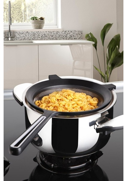 Tencereye Takılabilen Ince Tel Süzgeç - Un Eleği - Süzgeç - Kevgir 22 cm fiyatları