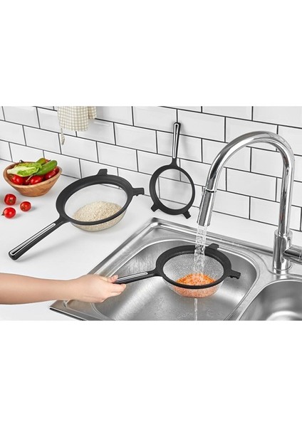 Tencereye Takılabilen Ince Tel Süzgeç - Un Eleği - Süzgeç - Kevgir 22 cm modelleri