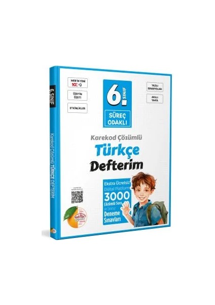 6. Sınıf Süreç Odaklı Türkçe Defterim