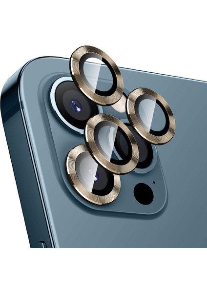 iPhone 12 Pro Max Kamera Lens Koruyucu Cam Metal Kenarlı 3lü Set fırsatları