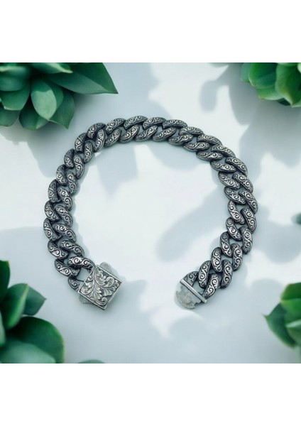 Otantik Gümüş Erkek Bileklik Modeli fiyatları