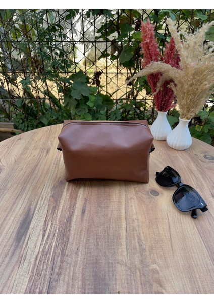 Deri Makyaj Çanta modelleri