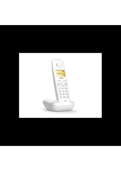 Gıgaset A170, Dect Telefon, Beyaz, 18 Saat Konuşma, 200 Saat Bekleme, 50 Kişilik Rehber