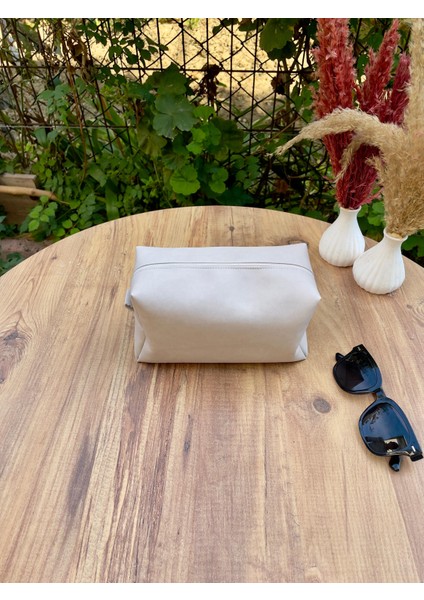 Deri Makyaj Çanta modelleri