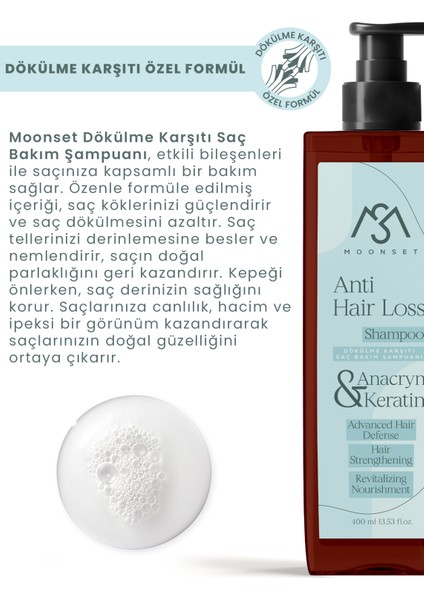 Bakım Şampuanı Anacryn Keratin Saç Bakım Şampuanı 400 ml