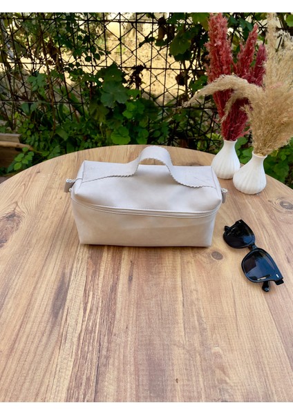 Deri Makyaj Çantası