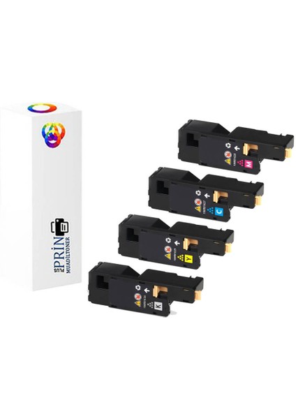 Xerox Phaser 6000 / 6010 / 6010N / 6015 - Cmyk 1 Set Muadil Toner
