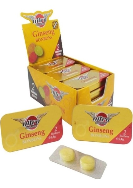 Nitro  - Nitro Max Gold Ginseng Bonbon 6 Adet