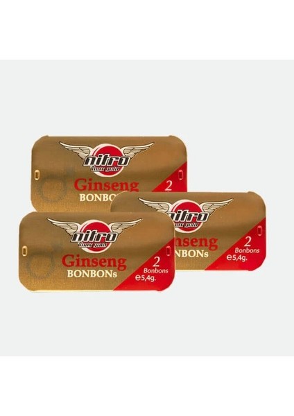 Nitro  - Nitro Max Gold Ginseng Bonbon 6 Adet