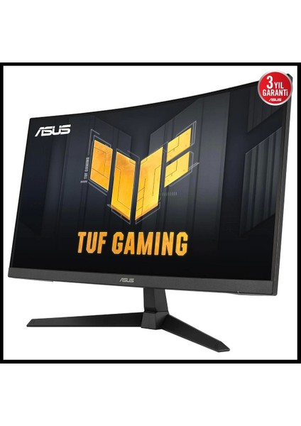 Tuf Gamıng VG27VQ3B 27 " 1ms, 180Hz, Full Hd Curved, Dp, 2xhdmı, Hoparlör, Fast Va Panel, Düşük Mavi Işık, Freesync Premium, Gamıng Monitör