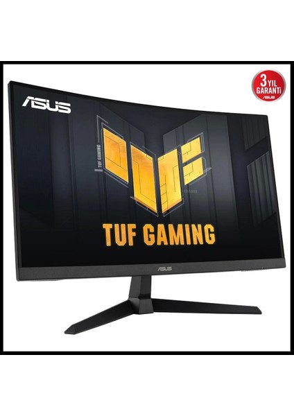 Tuf Gamıng VG27VQ3B 27 " 1ms, 180Hz, Full Hd Curved, Dp, 2xhdmı, Hoparlör, Fast Va Panel, Düşük Mavi Işık, Freesync Premium, Gamıng Monitör