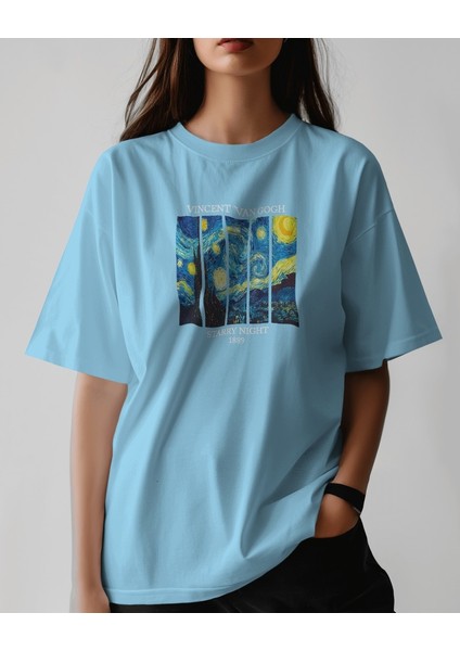 Oversize Baskılı T-Shirt