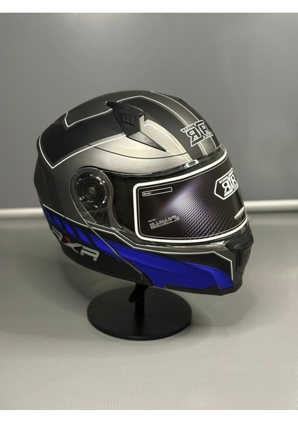 Helmets JK-908 Güneş Vizörlü Çene Açılır Kask