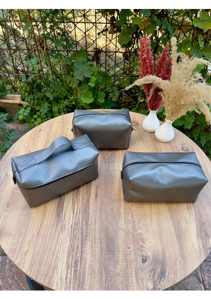 Deri Makyaj Çantası modelleri