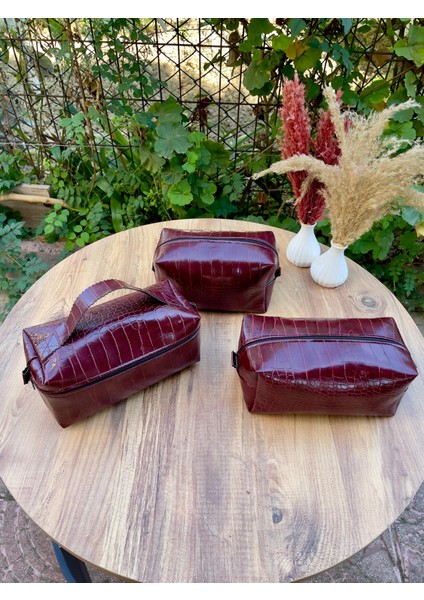 Deri Makyaj Çantası fırsatları