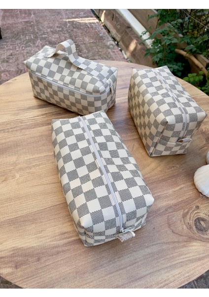 Deri Makyaj Çantası