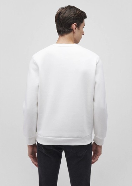 Mavi Logo Baskılı Ekru Sweatshirt 0S10203-70057 modelleri