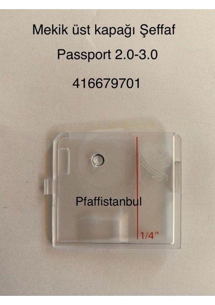Mekik Üst Kapağı Şeffaf -416679701- Passport 2.0--3.0 - Smarter 260C