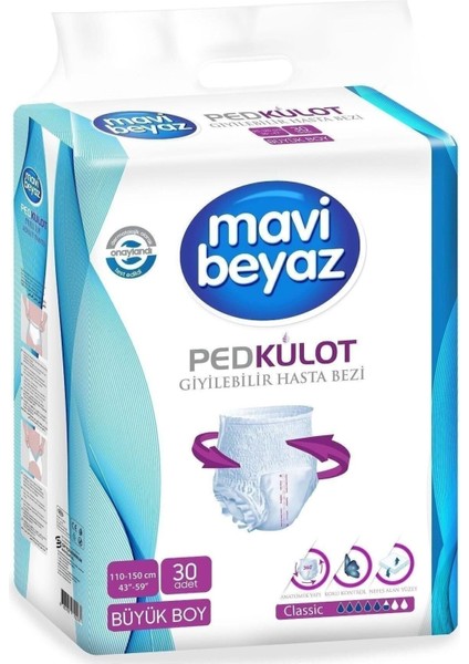 Ped Emici Külot Hasta Bezi L Büyük 60 Adet