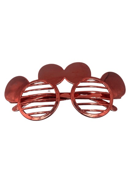 Parti Gözlük Plastik Camsız Panjur Minnie Şekilli Bakır 14X6 cm fiyatları