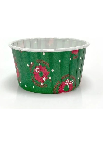 Yılbaşı Muffin Kapsülü 50 Adet Büyük Yeniyıl Yılbaşı Cupcake Kek Kapsülü Çikolata Kapsülü Kek Popkek fiyatları