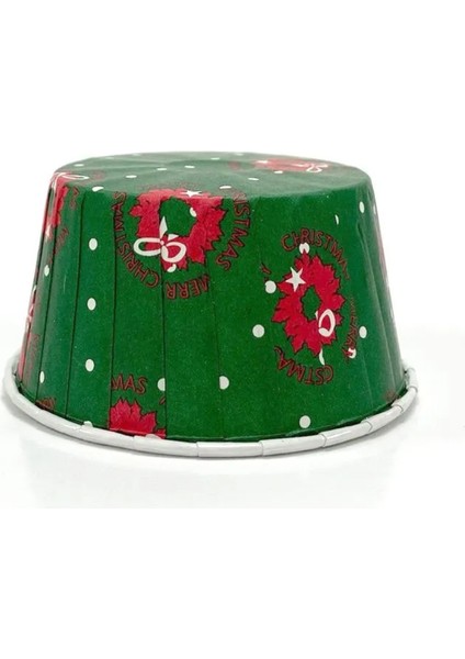 Yılbaşı Muffin Kapsülü 50 Adet Büyük Yeniyıl Yılbaşı Cupcake Kek Kapsülü Çikolata Kapsülü Kek Popkek modelleri