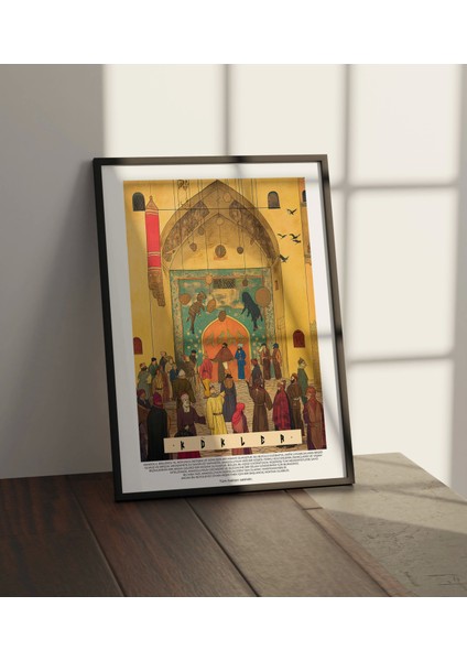 Osmanlı Dönemi Illüstrasyon Modern Sanat Tablo