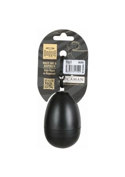 Doggie Köpek Dışkı Poşeti Tasma Aparatı 5x7 cm Siyah - Petshopundan