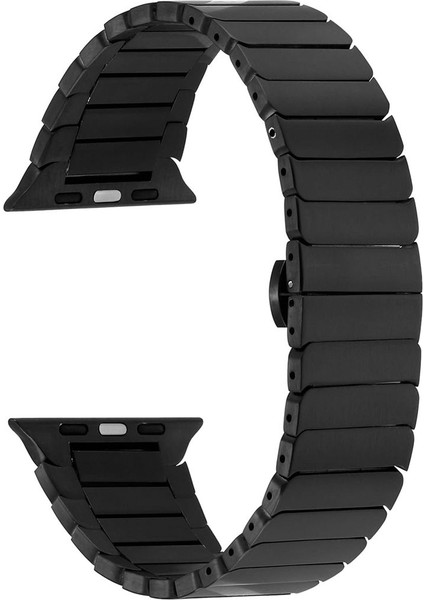 Apple Watch 42 44 45 49 mm Uyumlu Baklalı Çelik Kordon fiyatları