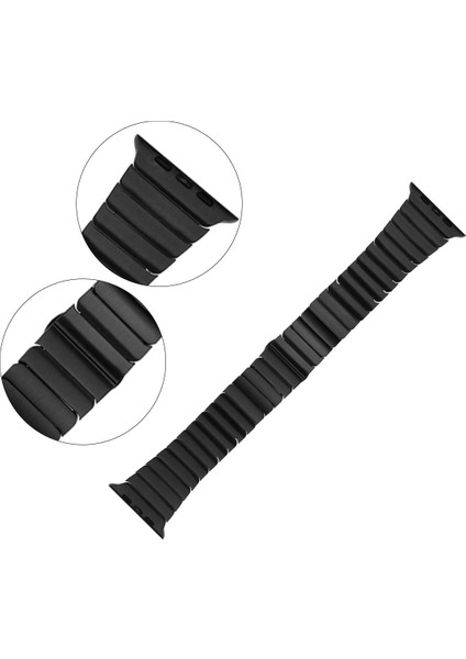 Apple Watch 42 44 45 49 mm Uyumlu Baklalı Çelik Kordon indirimleri