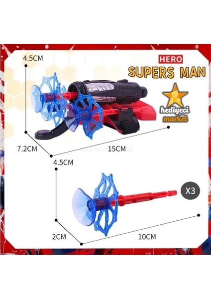 Super Hero Örümcek Adam Ağ Fırlatan Vakumlu Ok Atan Eldiven modelleri