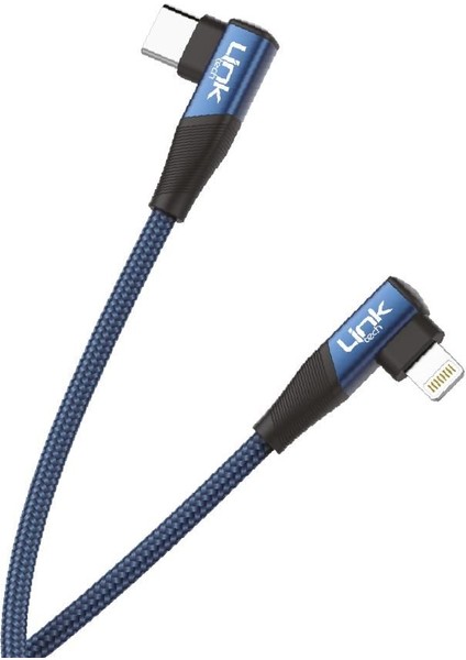 Linktech K596 27W Type-C - Lightning 90 Derece Data/şarj Kablosu 1.5mt fırsatları
