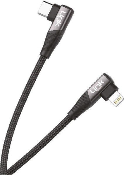 Linktech K596 27W Type-C - Lightning 90 Derece Data/şarj Kablosu 1.5mt indirimleri