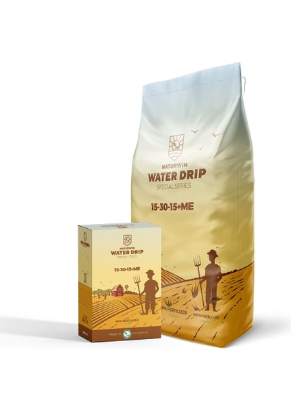 Naturwin Water Drip 15-30-15+Me NPK Gübre 25 Kg