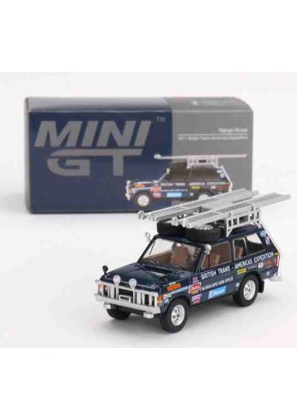 Dianomi Mini Gt 1:64 Range Rover 1971 Ingiliz Amerika Seferi /8 cm Uzunluğunda Metal Model