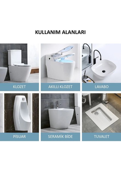 Tuvalet Klozet Koku Giderici Jel Şekilli Wc Banyo Lavabo Bloğu 1 Adet Mavi