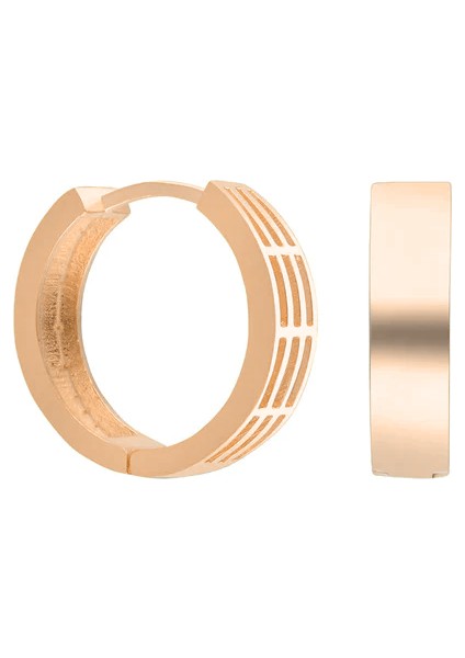 Basic Halka Küpe 717060 Rose