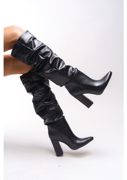 Issonesra Kadın Körüklü Çizme 00121001