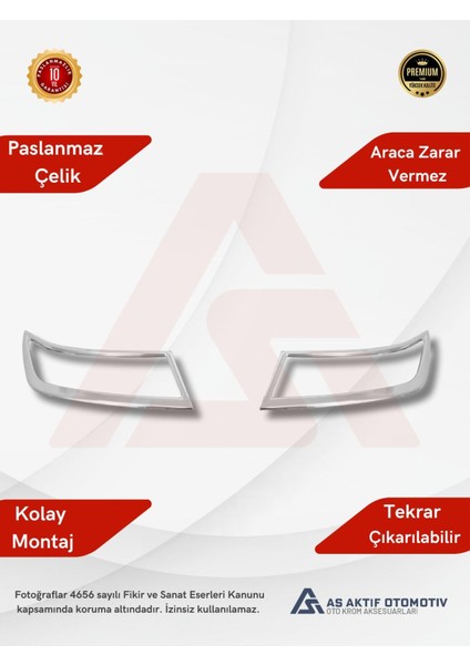 Skoda Octavia 3 (A7) Sd Egzoz Çerçevesi 2 Parça 2013 ve Üzeri Krom Paslanmaz Çelik fiyatları