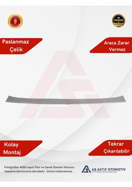 Mercedes Sprinter Van Arka Tampon Eşiği 2019 ve Üzeri Krom Paslanmaz Çelik