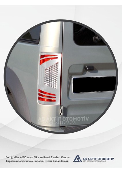 Ford Connect Panel Van/lav Stop Çerçevesi 2 Parça 2009-2014 Krom Paslanmaz Çelik modelleri