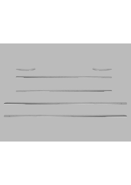 Peugeot 301 Sd Cam Çıtası 6 Parça 2012 ve Üzeri Krom Paslanmaz Çelik