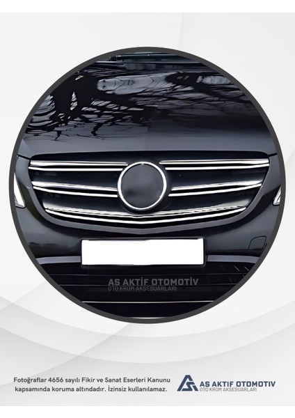 Mercedes Vito W447 Van Ön Panjur 5 Parça 2014 ve Üzeri Krom Paslanmaz Çelik modelleri