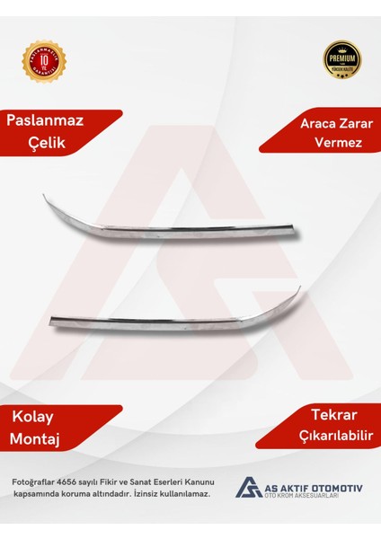 Honda Civic Sd Ön Panjur 2 Parça 2021 ve Üzeri Krom Paslanmaz Çelik fiyatları