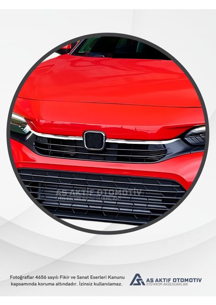 Honda Civic Sd Ön Panjur 2 Parça 2021 ve Üzeri Krom Paslanmaz Çelik modelleri