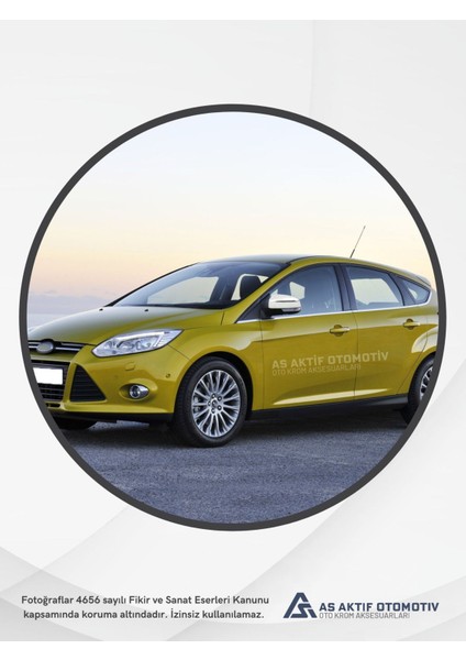 Ford Focus 3 Hb 5d/sd Kapı Eşiği 4 Parça 2011 ve Üzeri Krom Paslanmaz Çelik modelleri