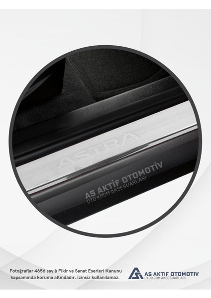 Opel Astra J Hb 5d/sd/sw Kapı Eşiği 4 Parça 2010-2014 Krom Paslanmaz Çelik modelleri