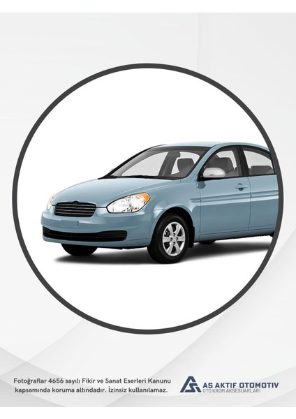 Hyundai Era Sd Kapı Eşiği 4 Parça 2005-2011 Krom Paslanmaz Çelik modelleri