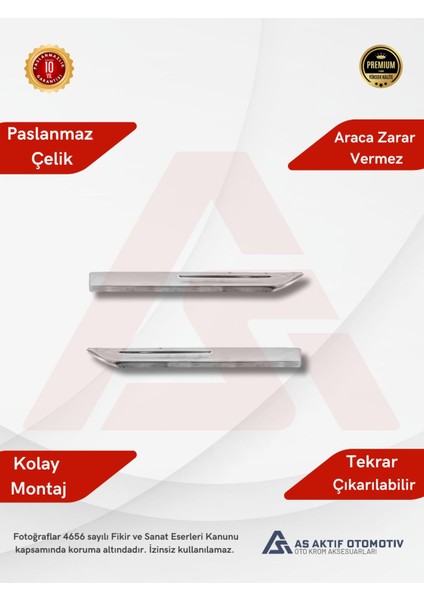 Renault Megane 4 Hb 5d/sd Yan Çamurluk 2 Parça 2016 ve Üzeri Krom Paslanmaz Çelik fiyatları